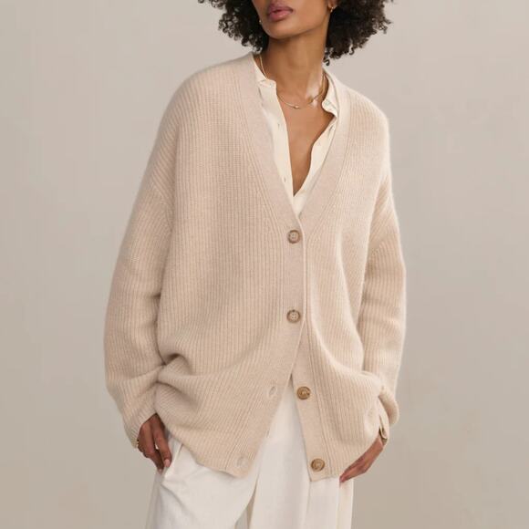 Jenni Kayne Sweaters - Jenni Kayne Cashmere Cocoon Oversized Cardigan Sweater